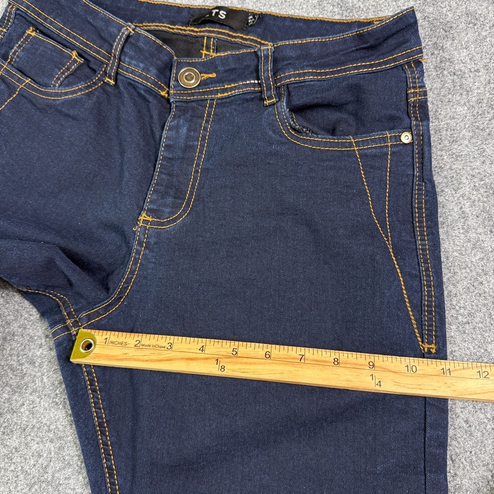 Long Tall Sally LTS Womens Bootcut Jeans 10 Tall Dark Wash Stretch Denim - Picture 11 of 13